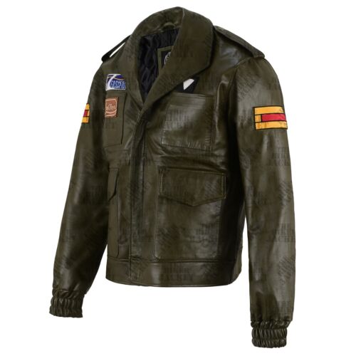 Silent Hill Costume Cosplay James Sunderland Jacket Real Leather Waxed Olive